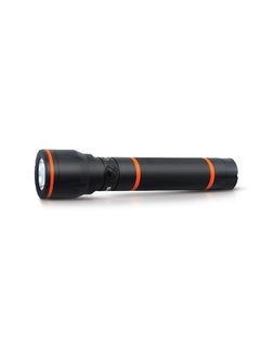 GEEPAS Rechargeable LED Flashlight - Portable Waterproof Hyper Bright 3W CREE LED Torch Light | 1.5 Hours Working with 1000M Distance Range Black 152mm  - Image 3