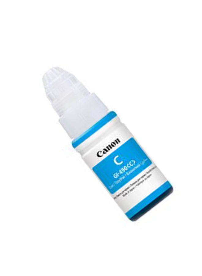 Canon GI-490 Black Ink Bottle- CYAN Cyan - Image 3