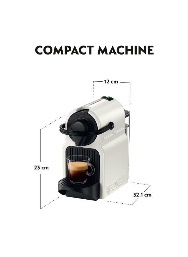 Nespresso Inissia C40 Espresso Capsule Coffee Machine, 19 Bar Pressure 0.7 L 1260 W NN-C40-ME-WH-NE5 White - Image 4