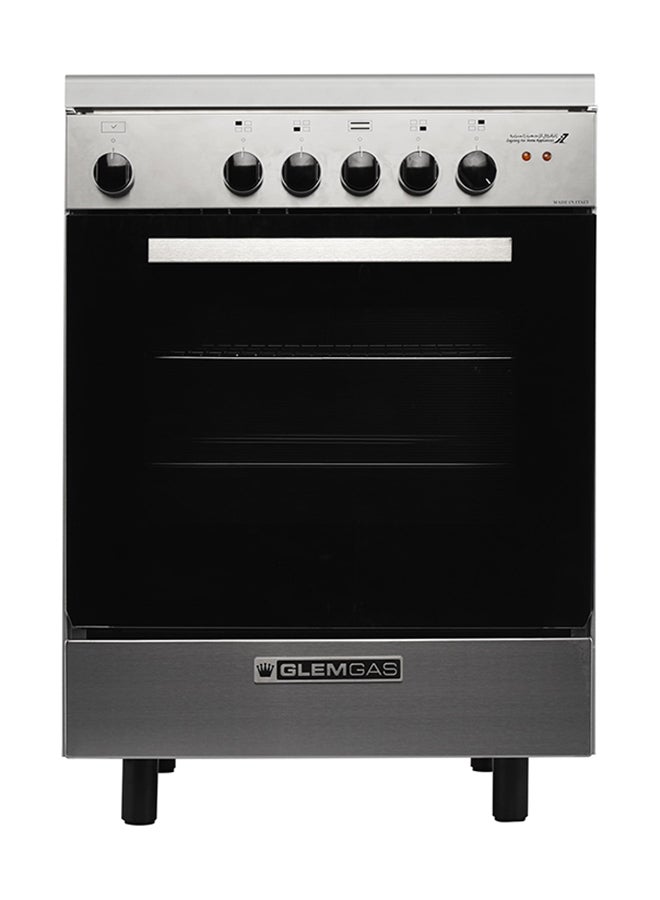 جليم موقد غاز للطهي 4 شعلات بقاعدة سهلة التثبيت AL669EI أسود/ فضي - Image 1