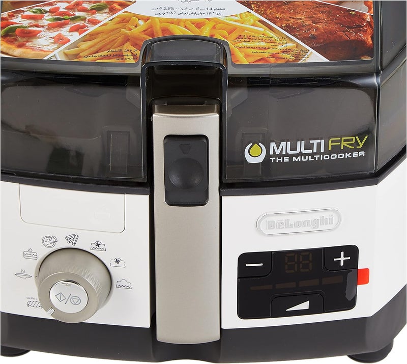 De'Longhi Air Fryer, Multi Fry and Multi Cooker, No Oil Frying, Grilling, Broiling, Roasting, Cooking, Baking and Toasting, Extra Chef Plus, FH1396/1 1.7 kg 2200 W FH1396 Black - Image 5