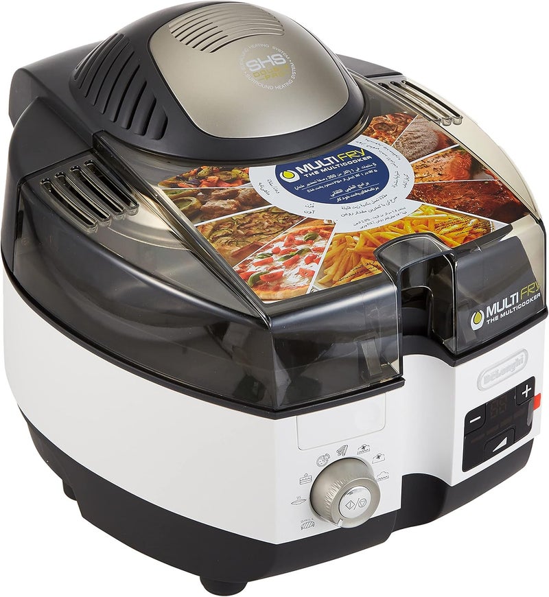 De'Longhi Air Fryer, Multi Fry and Multi Cooker, No Oil Frying, Grilling, Broiling, Roasting, Cooking, Baking and Toasting, Extra Chef Plus, FH1396/1 1.7 kg 2200 W FH1396 Black - Image 1
