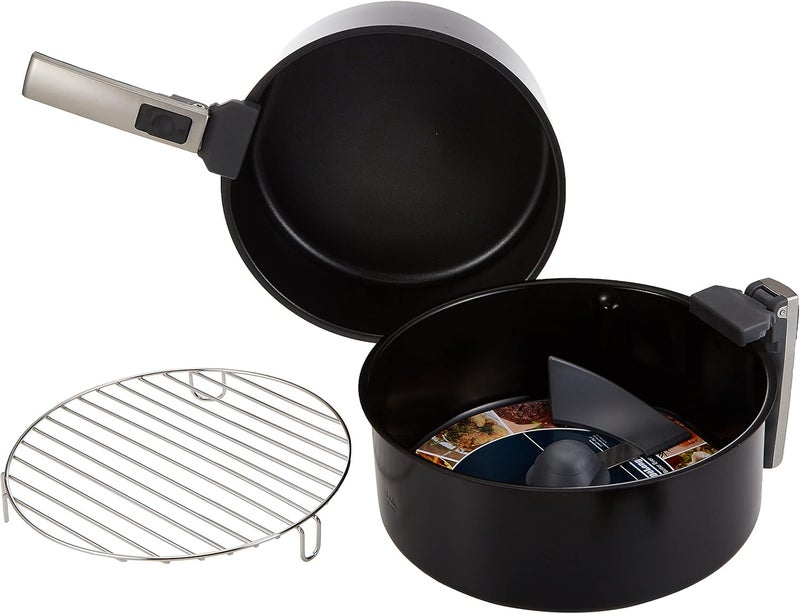 De'Longhi Air Fryer, Multi Fry and Multi Cooker, No Oil Frying, Grilling, Broiling, Roasting, Cooking, Baking and Toasting, Extra Chef Plus, FH1396/1 1.7 kg 2200 W FH1396 Black - Image 4