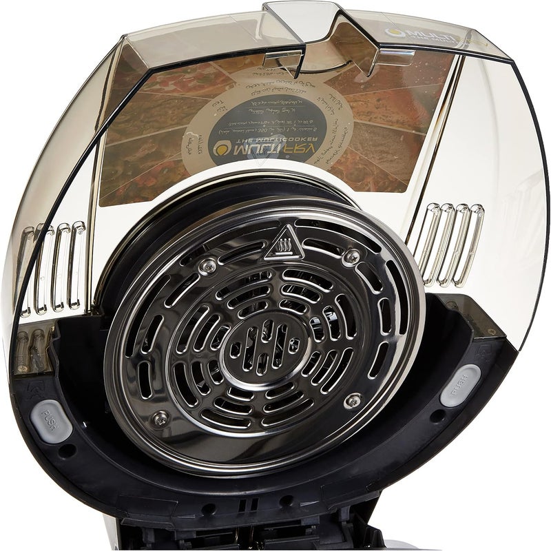 De'Longhi Air Fryer, Multi Fry and Multi Cooker, No Oil Frying, Grilling, Broiling, Roasting, Cooking, Baking and Toasting, Extra Chef Plus, FH1396/1 1.7 kg 2200 W FH1396 Black - Image 3