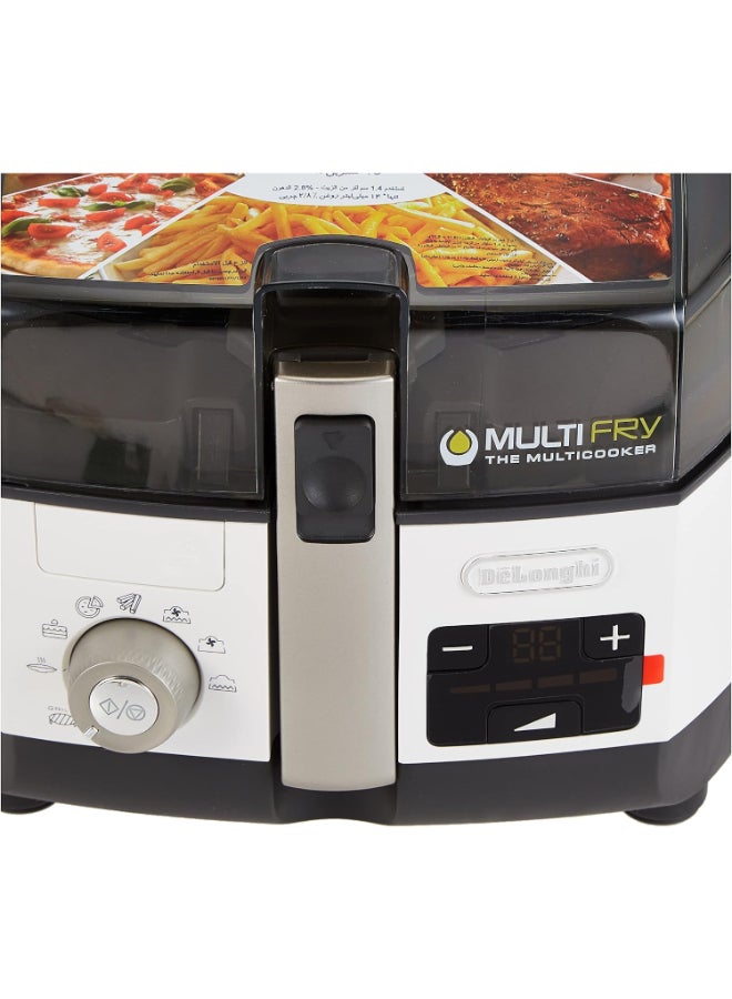 ديلونجي مقلاة مالتي فراي باستخدام زيت قليل 1.7 kg 2200 W FH1396 أسود - Image 5
