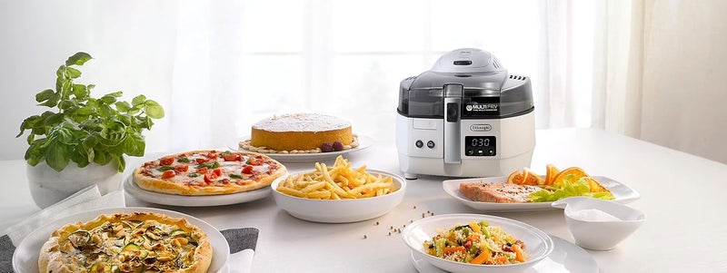 ديلونجي مقلاة تعمل بأقل كمية زيت بقدرة 1470 وات 1.7 L 1470 W FH1373/2 أبيض - Image 3