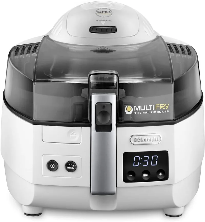 De'Longhi Delonghi Air Fryer, Multi Fry and Multi Cooker, 1.7KG, No Oil Frying, Grilling, Broiling, Roasting, Cooking, Baking and Toasting, Fh1373/2,