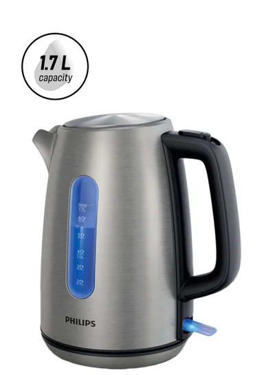 Philips Viva Collection Electric Kettle 1.7 L 2200 W HD9357/12 Grey/Black