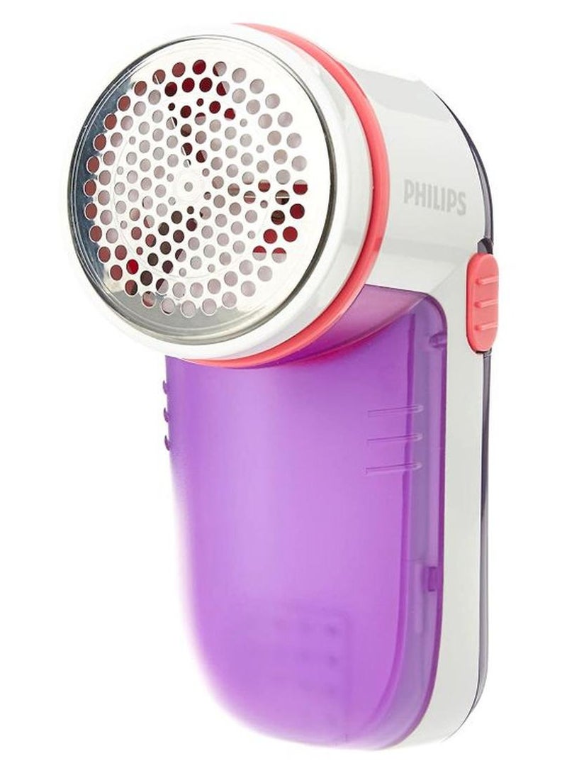 Philips Portable Fabric Shaver And Lint Remover Purple/White - Image 1