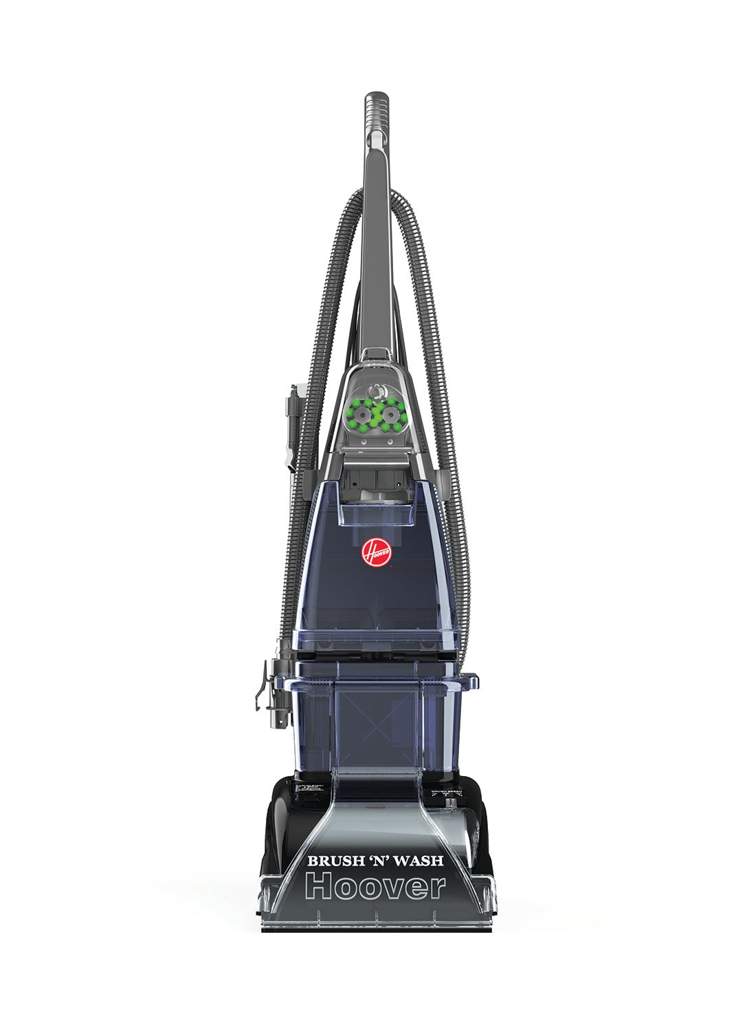 HOOVER Brush & Wash 2 in 1 Carpet Washer & Hard Floor Cleaner, Spin Scrub Brush And Twin Tank Technology For Home, Office & Majlis Use, 1 Year Warranty - 131355 4 L 1400 W F5916901 Grey 