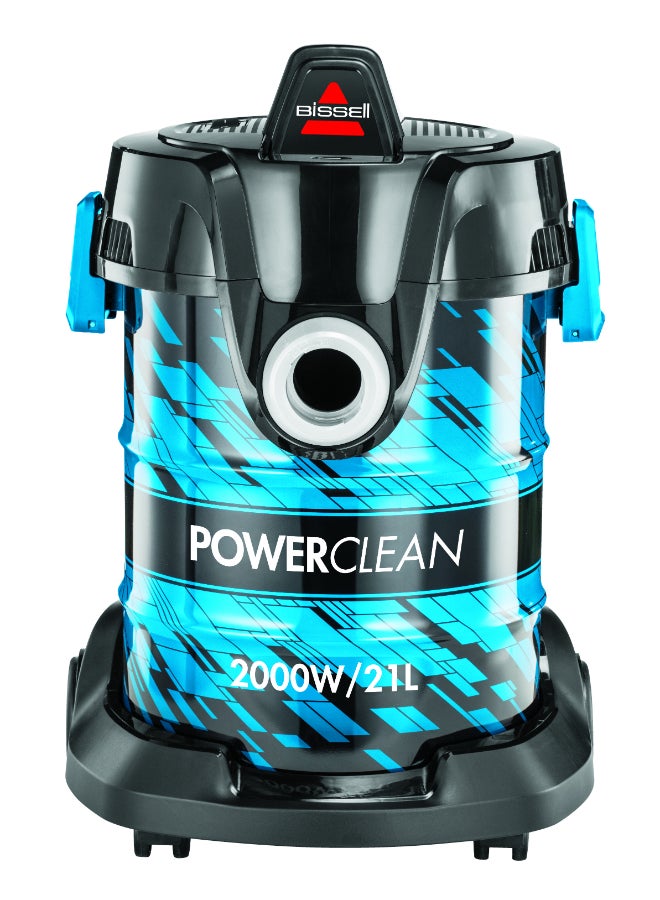 Bissell Powerclean Drum Vacuum Cleaner | 2027E | 2 Years Warranty 21 L 2000 W 2027E Blue/Black  - Image 3