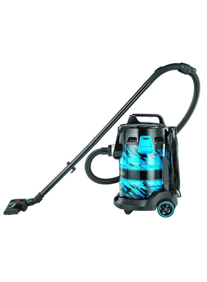 Bissell Powerclean Drum Vacuum Cleaner | 2027E | 2 Years Warranty 21 L 2000 W 2027E Blue/Black  - Image 1