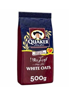 عبوة كويكر شوفان أبيض سريع الطهي 500جرام