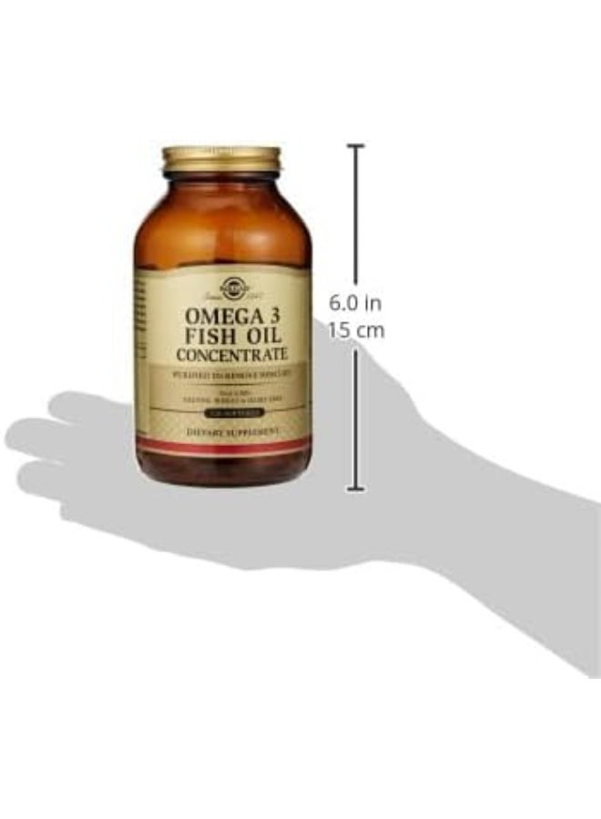 Solgar - Omega-3 Fish Oil Concentrate, 120 Softgels Packaging May Vary - Image 1