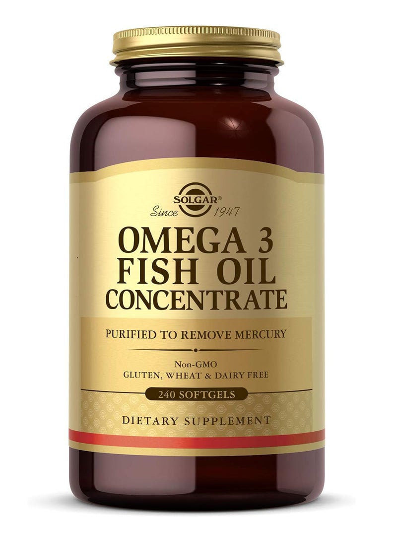 Omega 3 Fish Oil Concentrate, 240 Softgels - pnsku/N12854042A/45/_/1731581507/01e0c8fa-e989-4a51-a083-5b8fa04a0f56