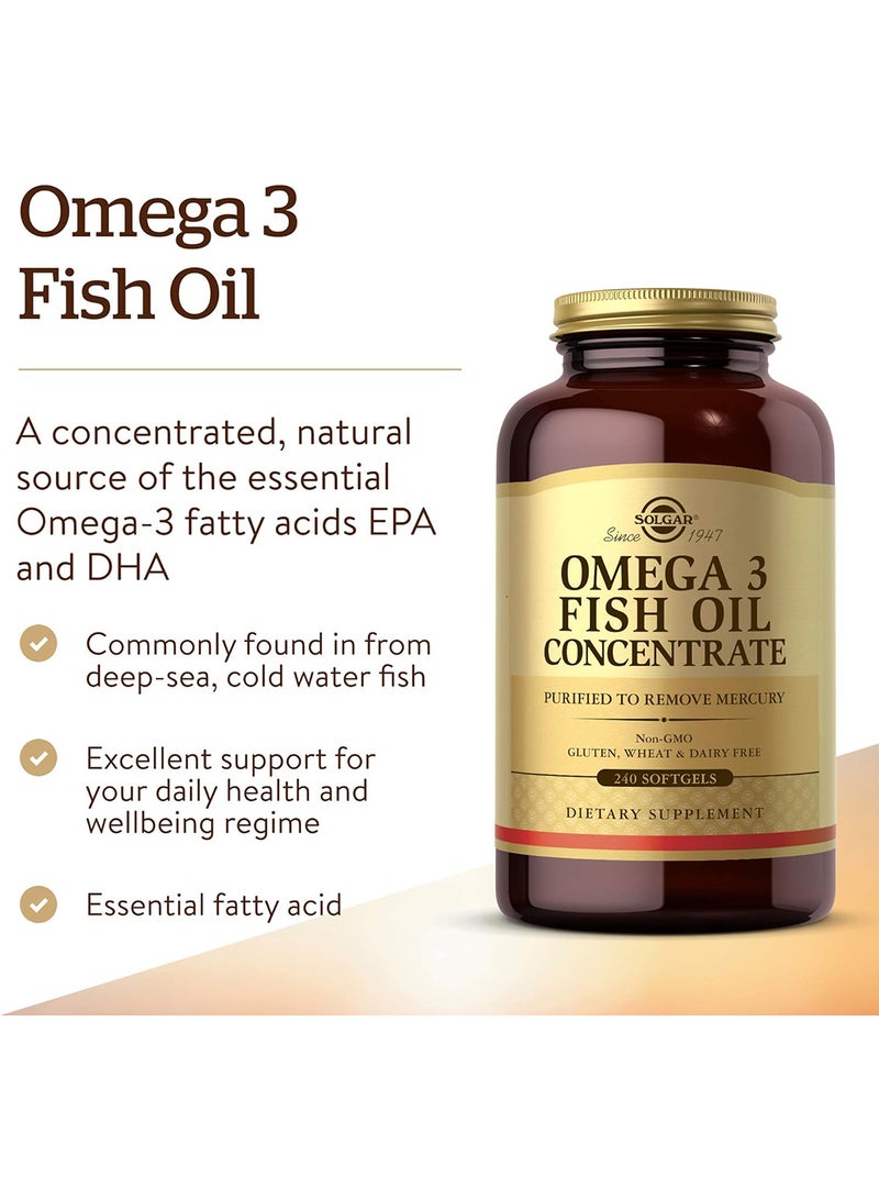 Omega 3 Fish Oil Concentrate, 240 Softgels - pnsku/N12854042A/45/_/1731581511/c0ad4269-1059-46f8-b054-13dc32b52772