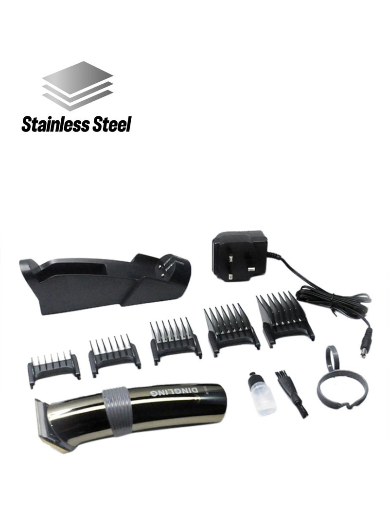 DINGLING - Professional Hair Clipper Black/Silver 46x44x43cm - Image 1