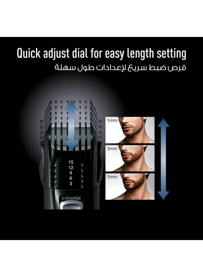 Panasonic 6-In-1 Men'S Body Grooming Kit Rechargeable Er-Gy10K Black  - Image 4
