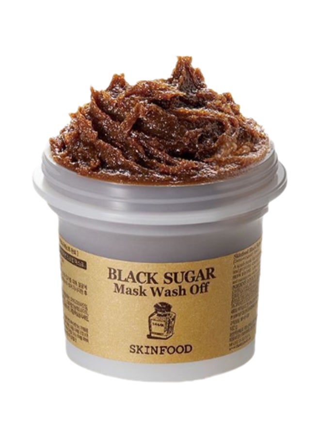 Skinfood - Black Sugar Mask Wash Off Exfoliator 120.0grams - Image 1