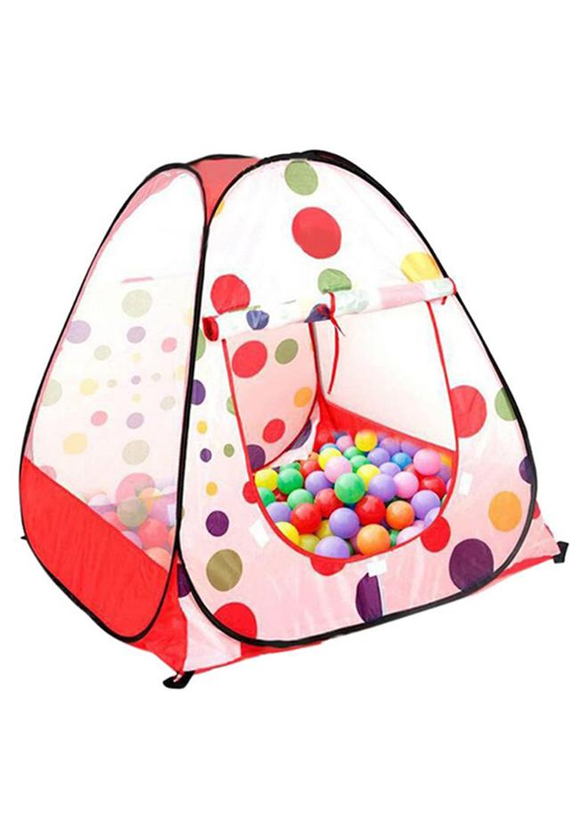 خيمة قابلة للطي بتصميم كرة المحيط خفيفة الوزن ومحمولة وسهلة الحمل لخروجات النزهات 90x90x90سم - Image 1