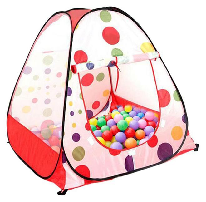 خيمة قابلة للطي بتصميم كرة المحيط خفيفة الوزن ومحمولة وسهلة الحمل لخروجات النزهات 90x90x90سم - Image 1