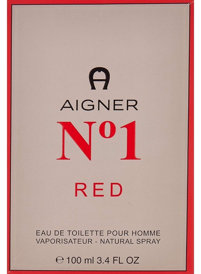 AIGNER Number One Red EDT 100ml - Image 4