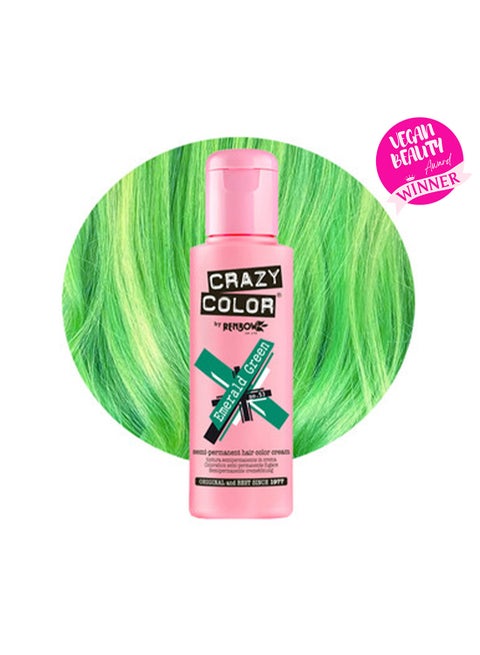 Semi Permanent Hair Color Cream Emerald Green 100ml