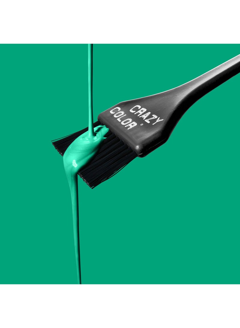 Crazy Color Semi Permanent Hair Color Cream Emerald Green 100ml  - Image 3