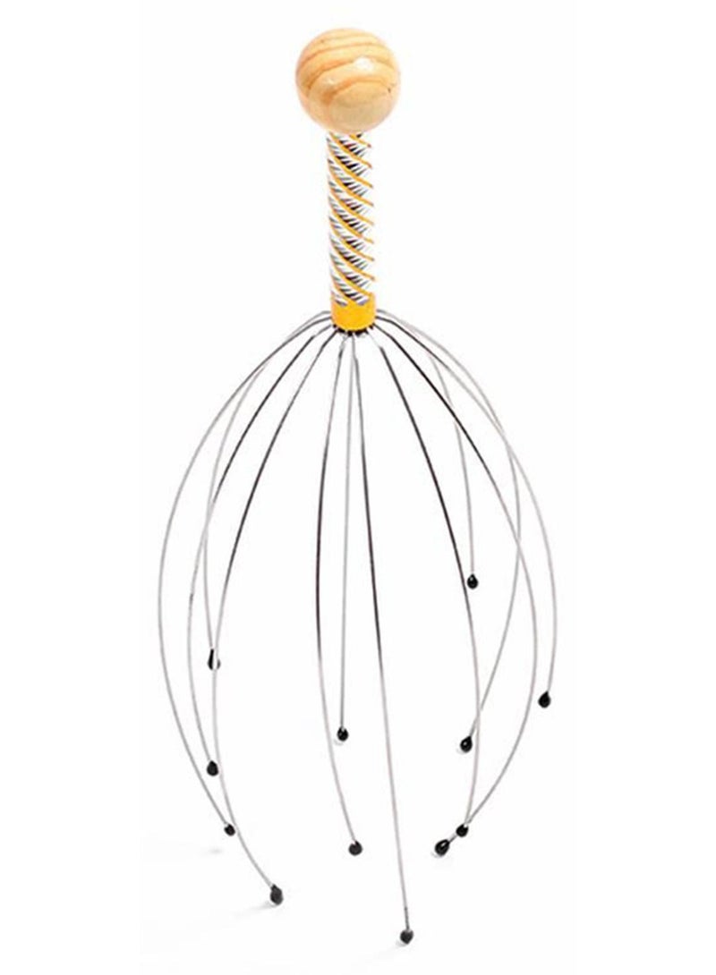 أداة لتدليك فروة الرأس بتصميم متعدد الألوان محمول باليد - Image 1