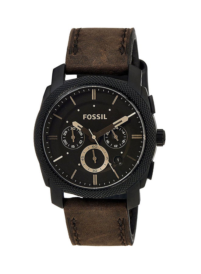 FOSSIL Men's Water Resistant Analog Watch FS4656 - 42 mm - Brown - Image 1