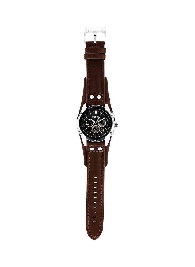 FOSSIL Men's Water Resistant Chronograph Watch CH2891 - 44 mm - Brown - Image 5