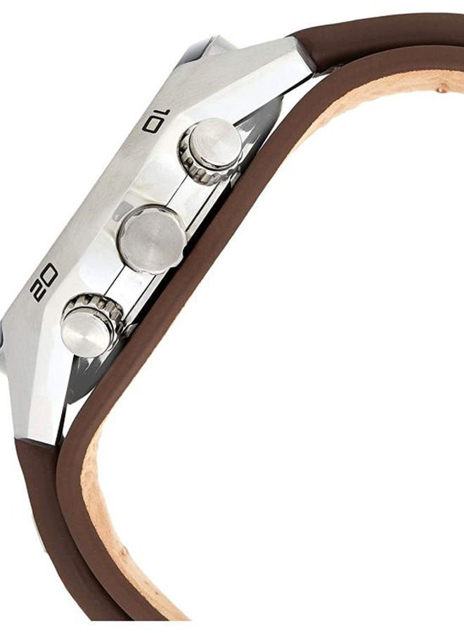 FOSSIL Men's Water Resistant Chronograph Watch CH2891 - 44 mm - Brown - Image 3