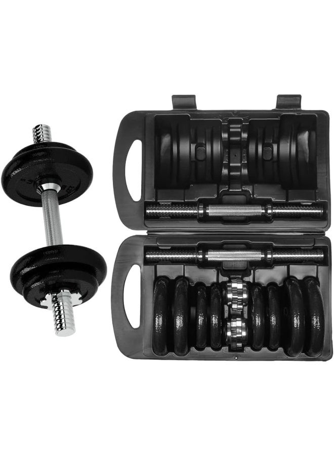 Fitness World Integrated Dumbbell Kit 20kg  - Image 2