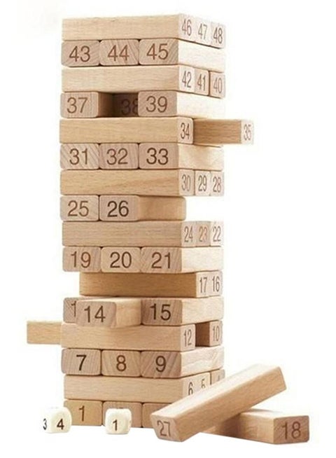Wooden Classic Non-Toxic Environment Friendly Numeric Stacking Block Set
