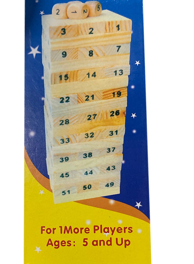 الأسطورة طقم جانغا من خشب الزان مكون من 54 قطعة 5+ سنوات - Image 3