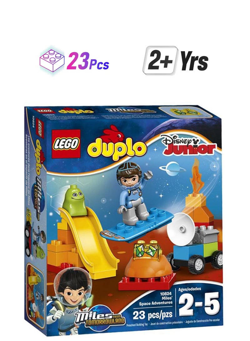 LEGO 10824 23-Piece Duplo Miles' Space Adventures Building Set 10824 23 2+ Years  - Image 1