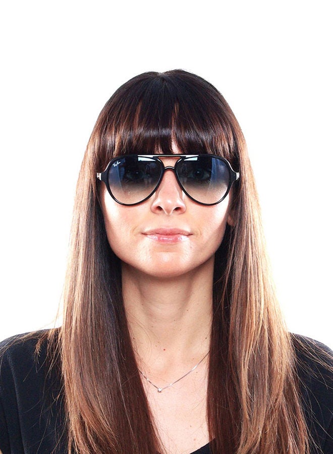 Ray-Ban Full Rim Aviator Sunglasses - RB4125-601/3F - Lens Size: 59 mm - Black - Image 5