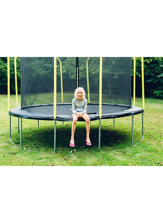Plum Fun V2 Classic Wave Springsafe Enclosed Trampoline 305x250x305cm – Outdoor Kids Jumping Toy 305x250x305cm - Image 3