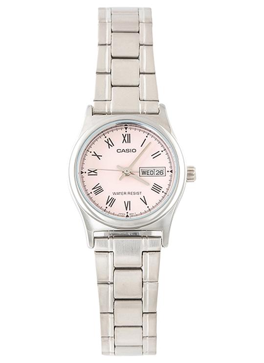 CASIO Women's Water Resistant Formal Analog Watch LTP-V006D-4BUDF - 30 mm - Silver - Image 1