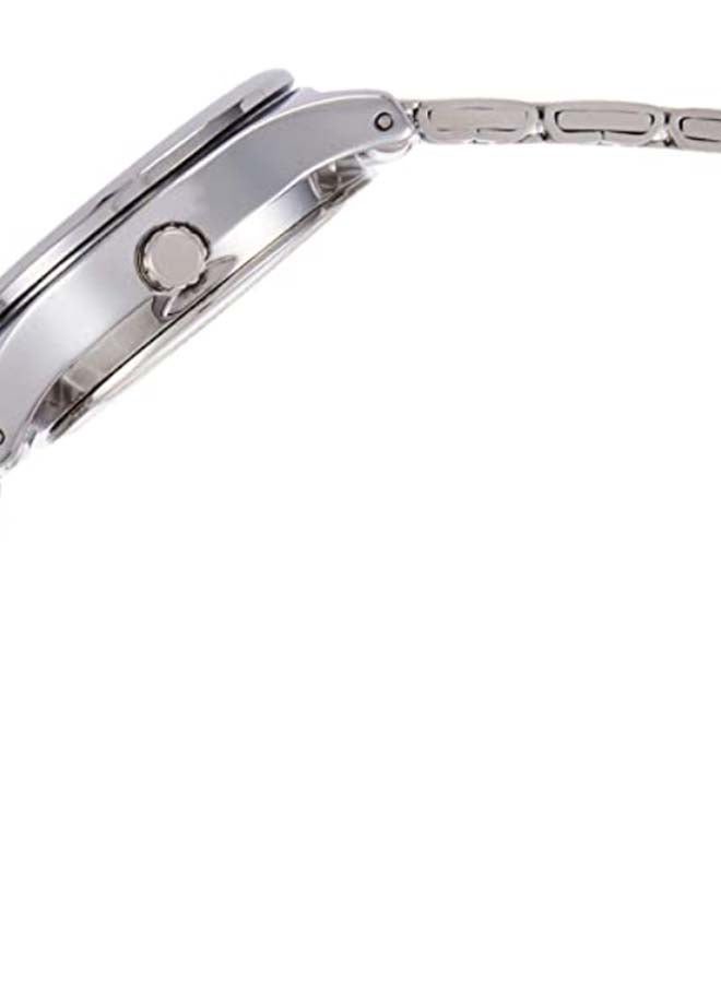 كاسيو ساعة يد رسمية بعقارب مقاومة للماء طراز LTP-V006D-4BUDF - 30 مم - فضي للنساء - Image 4