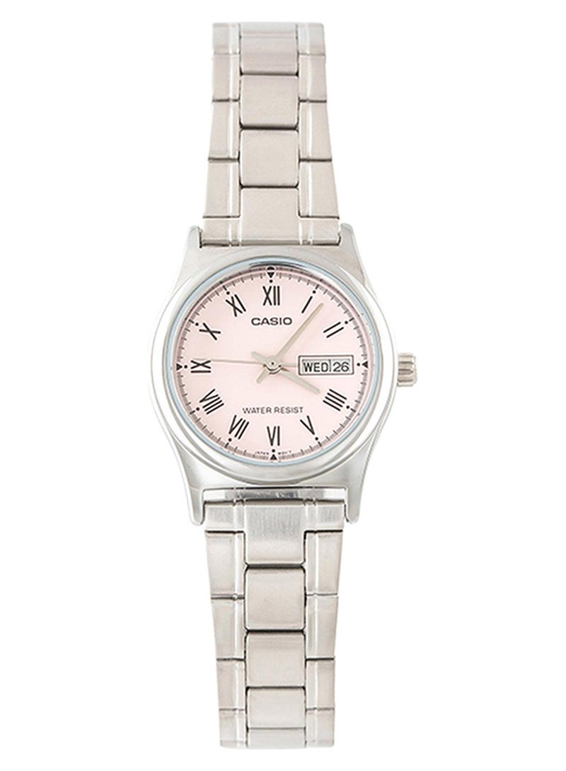 CASIO Women's Water Resistant Formal Analog Watch LTP-V006D-4BUDF - 30 mm - Silver - Image 1