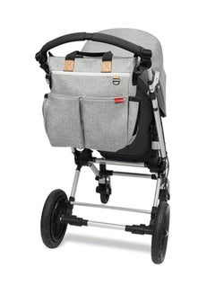 Skip Hop Duo Signature Diaper Bag - Grey Melange  - Image 4
