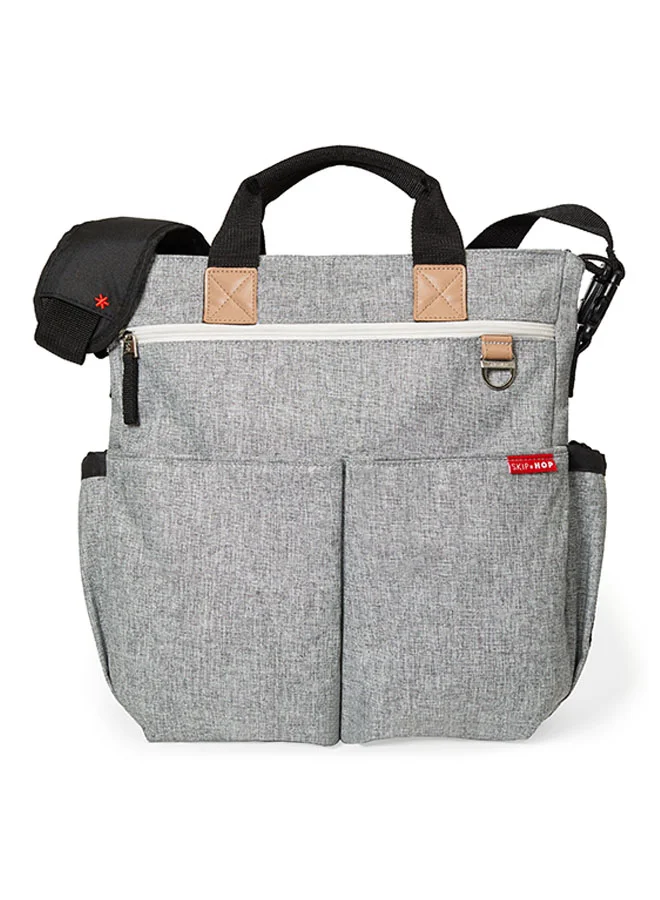 Skip Hop Duo Signature Diaper Bag - Grey Melange