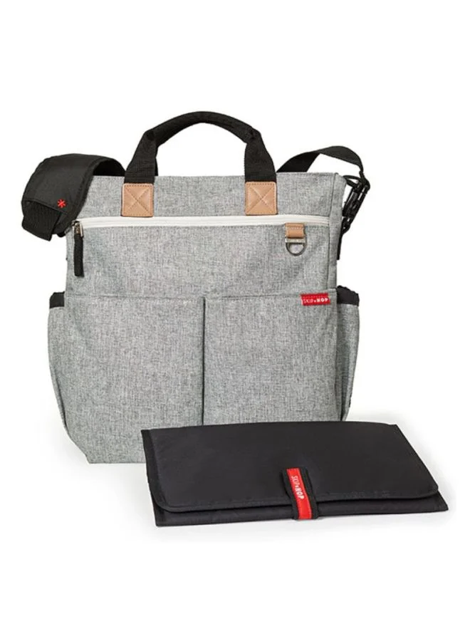 Skip Hop Duo Signature Diaper Bag - Grey Melange