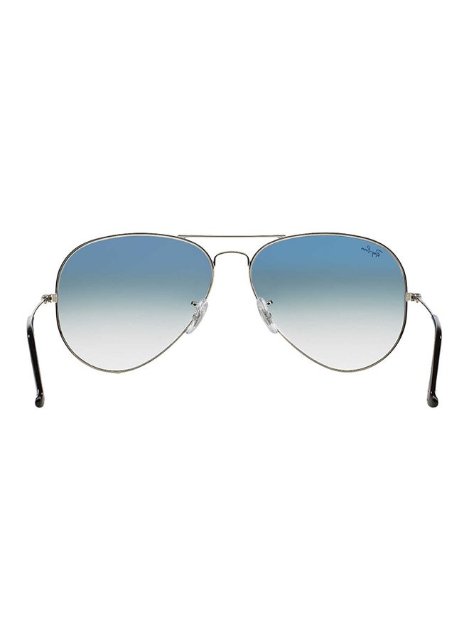 Ray-Ban Full Rim Pilot Sunglasses - RB3025 003/3F - Lens Size: 58 mm - Silver - Image 3