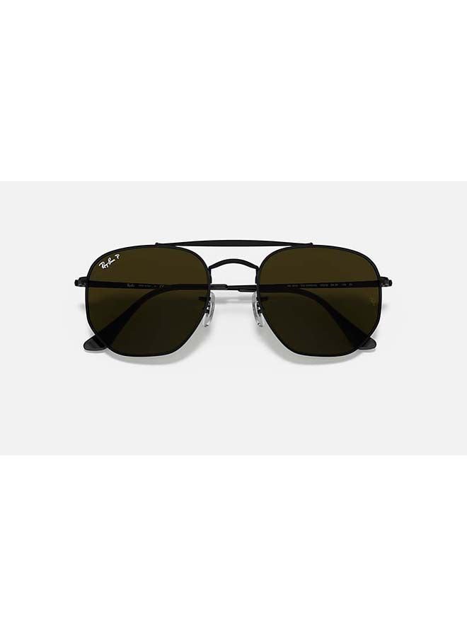 Ray-Ban Marshal Square Sunglasses - RB3648 002/58 54 - Lens Size: 54 mm - Black - Image 4