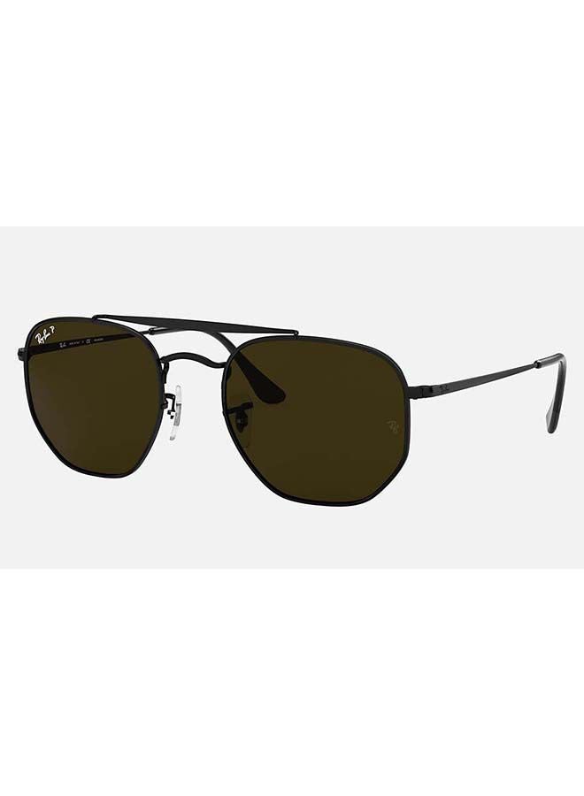 Ray-Ban Marshal Square Sunglasses - RB3648 002/58 54 - Lens Size: 54 mm - Black - Image 2