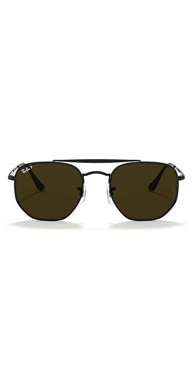 Ray-Ban Marshal Square Sunglasses - RB3648 002/58 54 - Lens Size: 54 mm - Black - Image 1