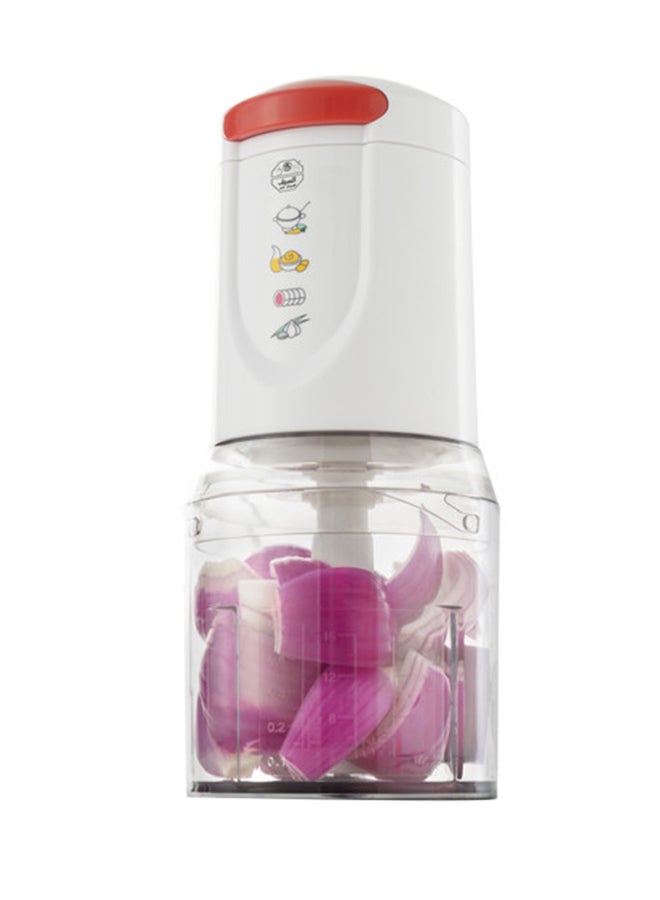 ALSAIF-ELEC - Stainless Vegetables Chopper 450 W 450 W S7611 White/Red - Image 1