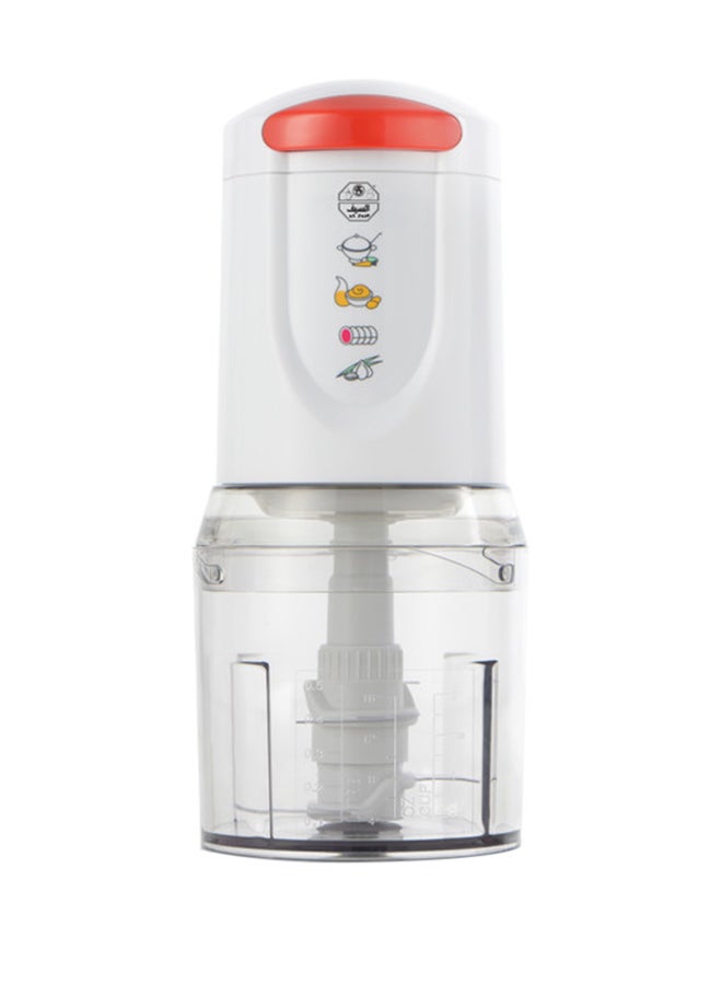 ALSAIF-ELEC - Stainless Vegetables Chopper 450 W 450 W S7611 White/Red - Image 1